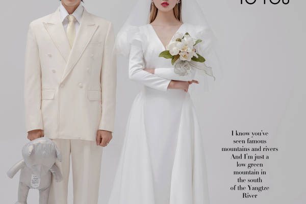 杂志风个性婚纱照