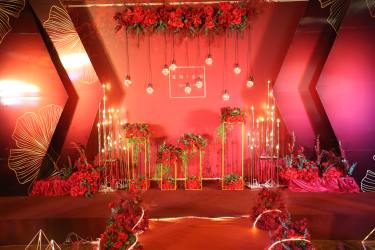 【蓝洋婚典】新中式婚礼 包含四大精刚 舞台灯光