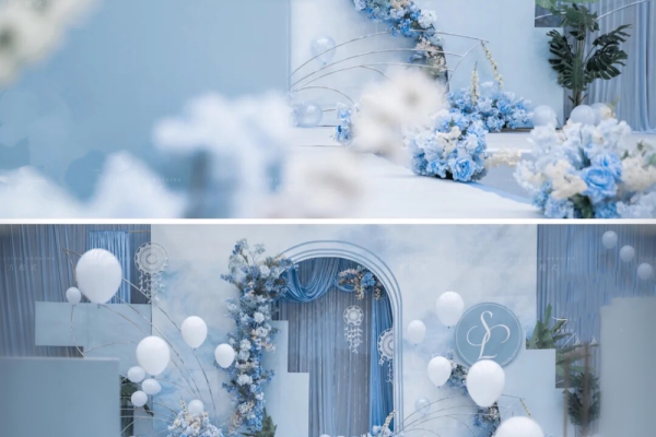 一茉婚礼｜世界是喧闹彩色的，而你是浅蓝色的梦境