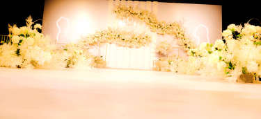 【伊诺婚礼策划】韩式香槟色婚礼布置＋资深四大套餐