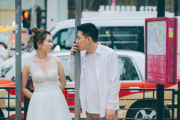 8月客片分享丨街拍小清新婚纱照