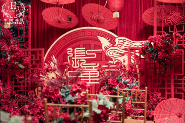 新中式传统户外婚礼