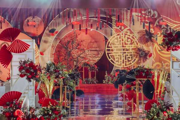 【浠曼婚礼】红色复古中式婚礼