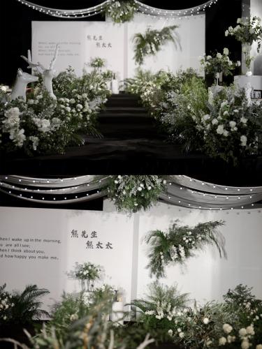 阜阳韩式婚礼现场|||白色清新~