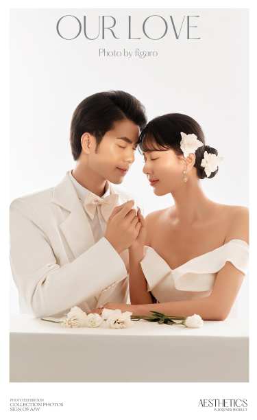 精挑细选的白色系韩式婚纱照