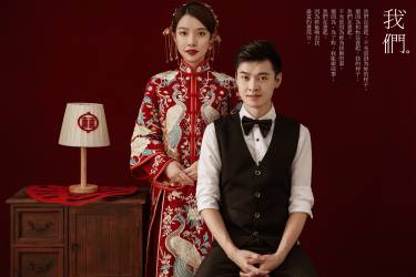 中式风格婚纱