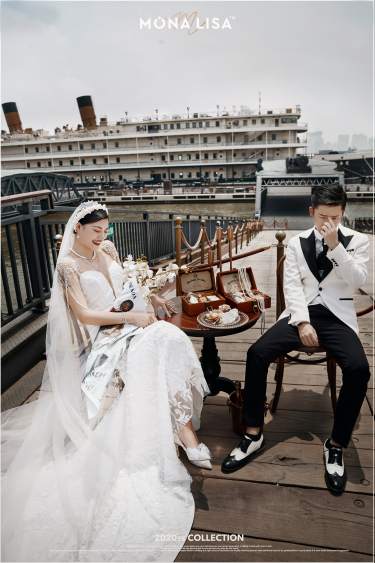 民国风经典复古结婚照摄影写真