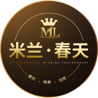 米兰春天婚纱摄影logo