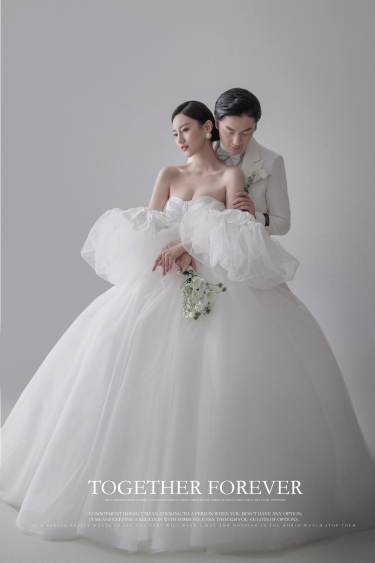 韩式内景婚纱照