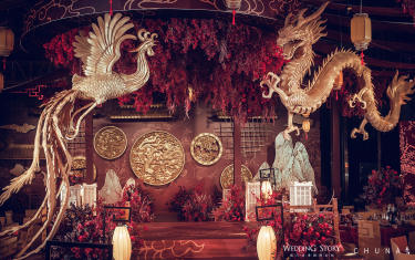 传统中式大红婚礼