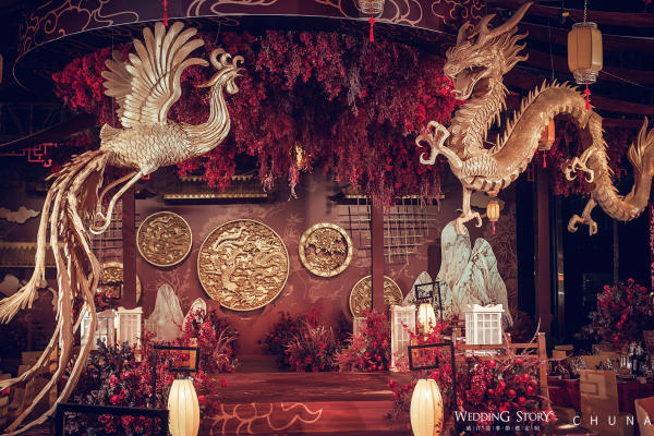 传统中式大红婚礼
