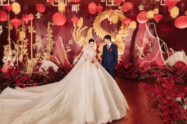 传统中式龙凤婚礼