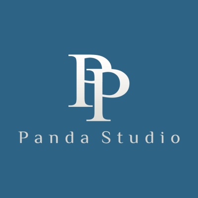 熊猫视觉摄影工作室logo