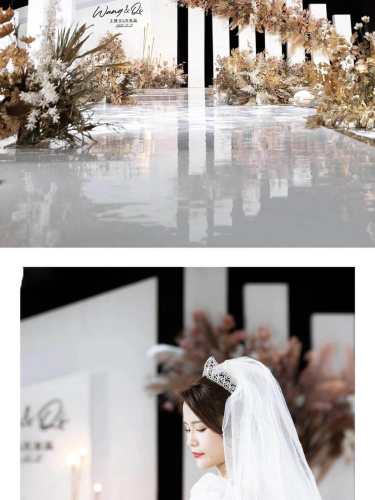 极简风白色韩式婚礼