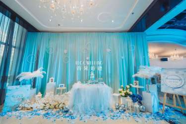 冰雪谧境-浪漫蓝色婚礼