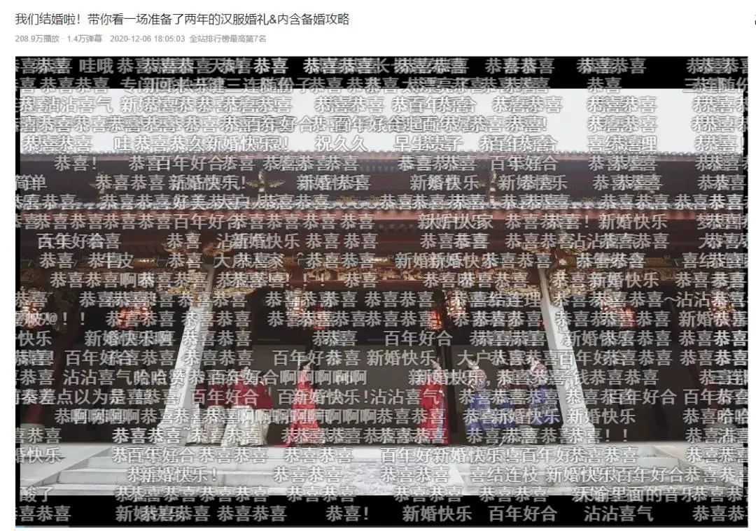 几百万次播放的中式婚礼，绝美！