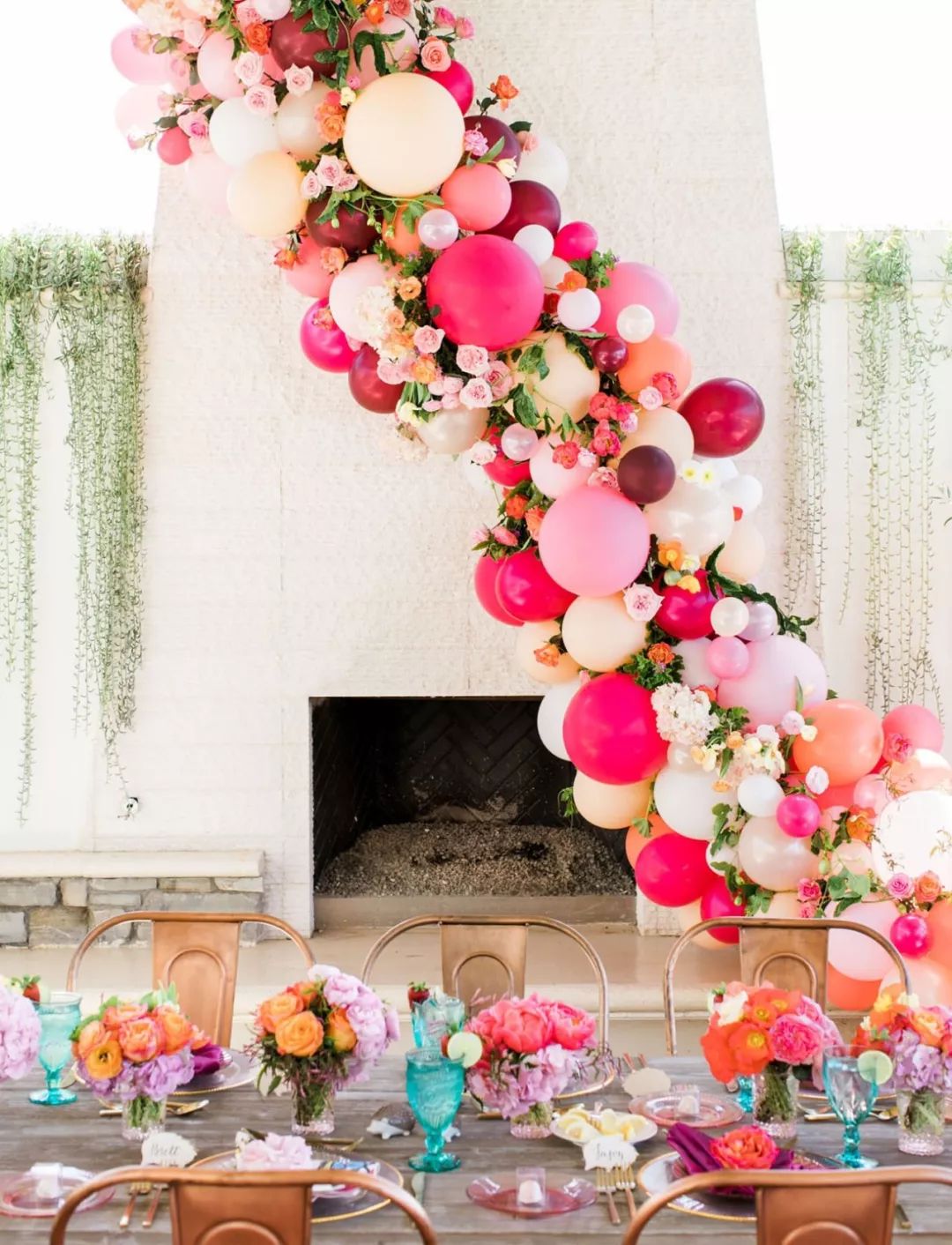 INS超火的婚礼气球装饰，比鲜花还好看！
