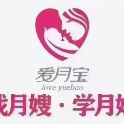 爱月宝母婴服务logo