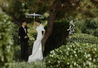 《雅从东方来》圆梦拍到了中式园林婚纱🎋
