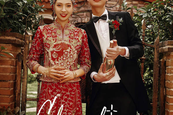 个性中式婚纱照
