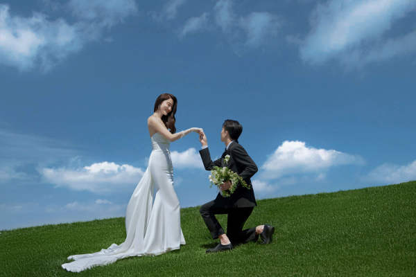 《草坪森系5.0》自然美学轻氧森系婚纱照