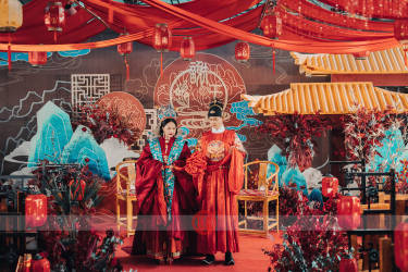 中式宋制生态园阳光房婚礼