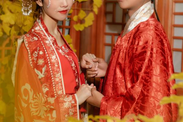 中式汉服婚纱照宋制