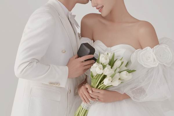 慕意摄影丨怎么拍都好看的极简韩式婚纱照