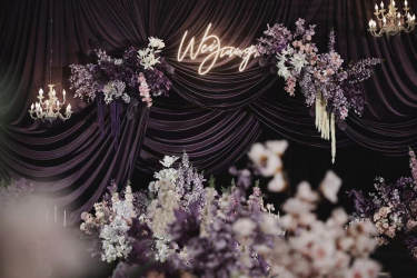 LAN紫色小众高级婚礼