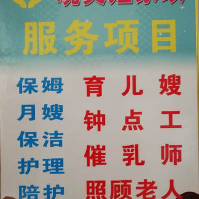 晓英月嫂家政logo